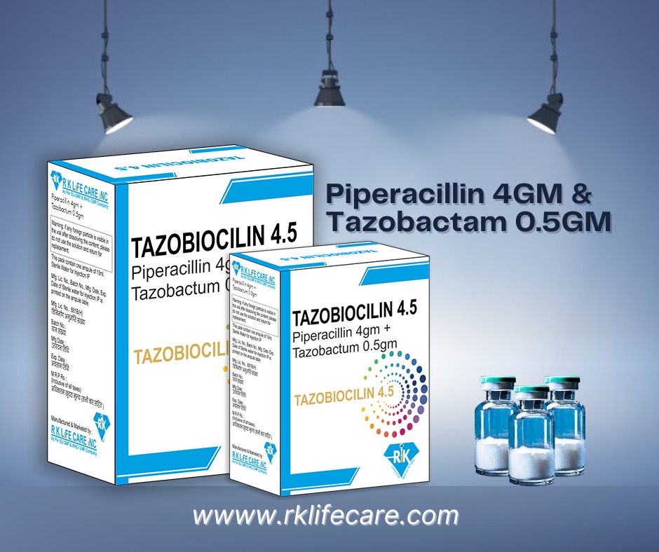 Piperacillin 4GM and Tazobactam 0.5gm